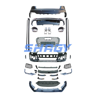 Audi A4 B9 Modificado para RS4 Estilo Bumper Fronteiro Com PP 4.5 Grille Material