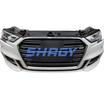 2017-2021 Audi A3 Luzes de nevoeiro Cobertura de corte de nariz Quadro Grelhas Frontais Kit de pára-choques Corte de nariz Preto