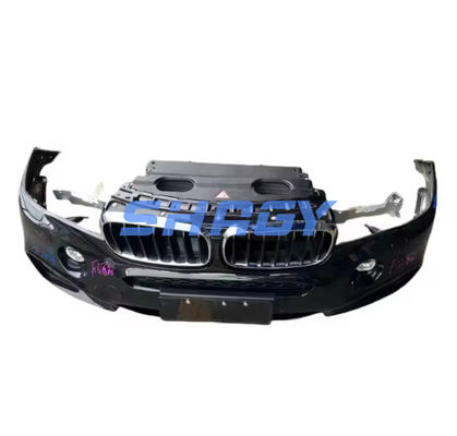 Fibra de carbono de frente parafuso de lábio queixo Para BMW F16 X6 Sedan 2016-2020 corte de nariz